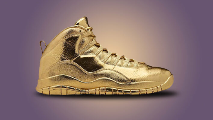 Gucci Gold OVO X Air Jordans