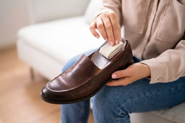 cara mengecilkan sepatu kebesaran